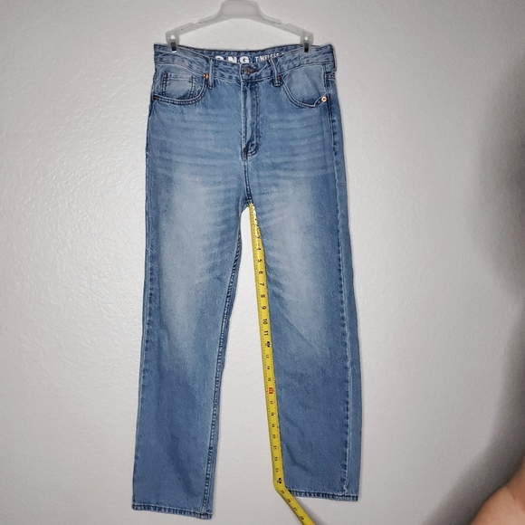 ๐SONG Mom Jeans Embroidered Straight Leg High Rise - Picture 5 of 6